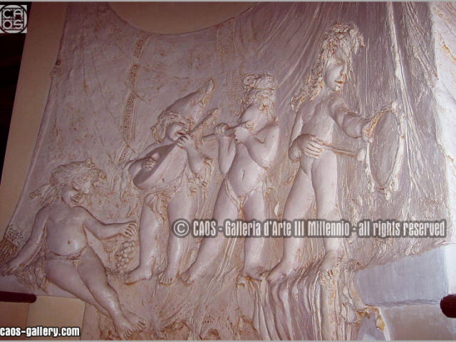 abbellimenti artistici sculture presso casa de faveri treviso opere di mario eremita